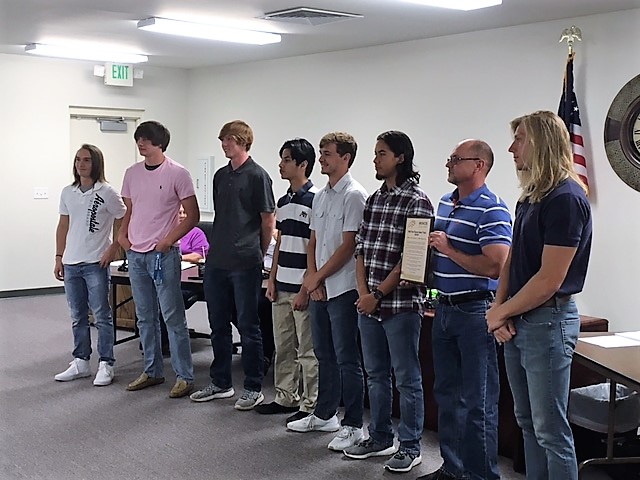 Holly Pond council: basketball players, runners and bikers W.C. Mann