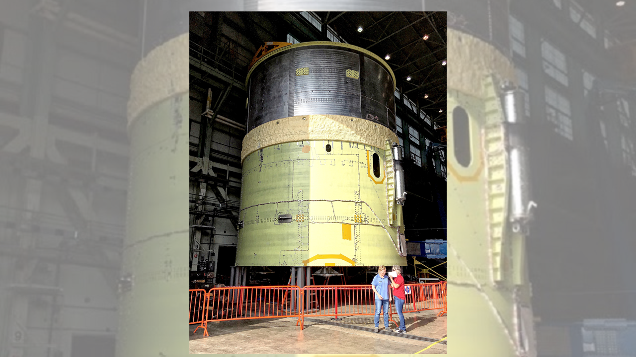 Redstone Arsenal and NASA welcome first major piece of space exploration hardware since shuttle program W.C. Mann