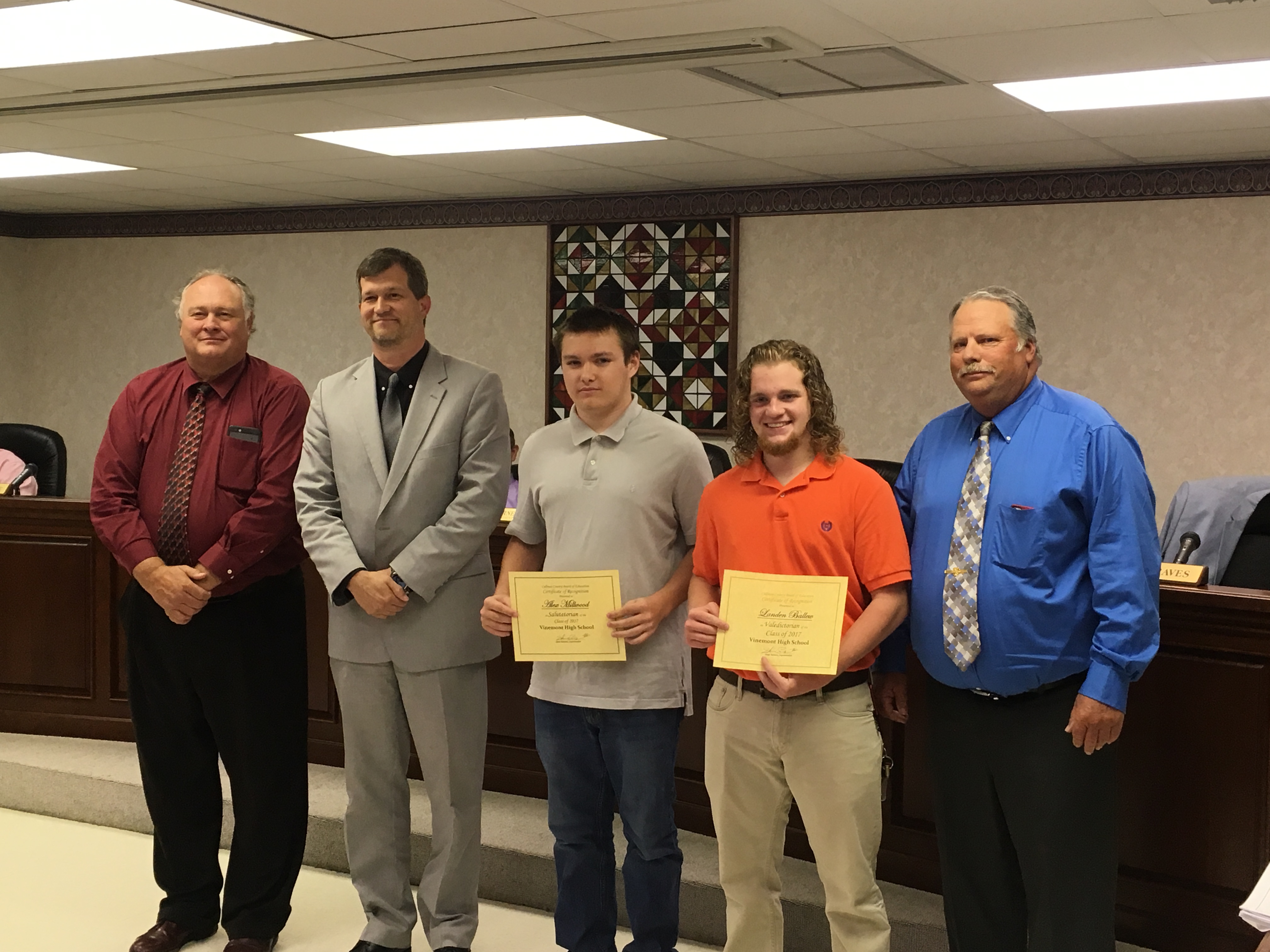 CCBOE recognizes 2016-2017 student and staff achievements W.C. Mann