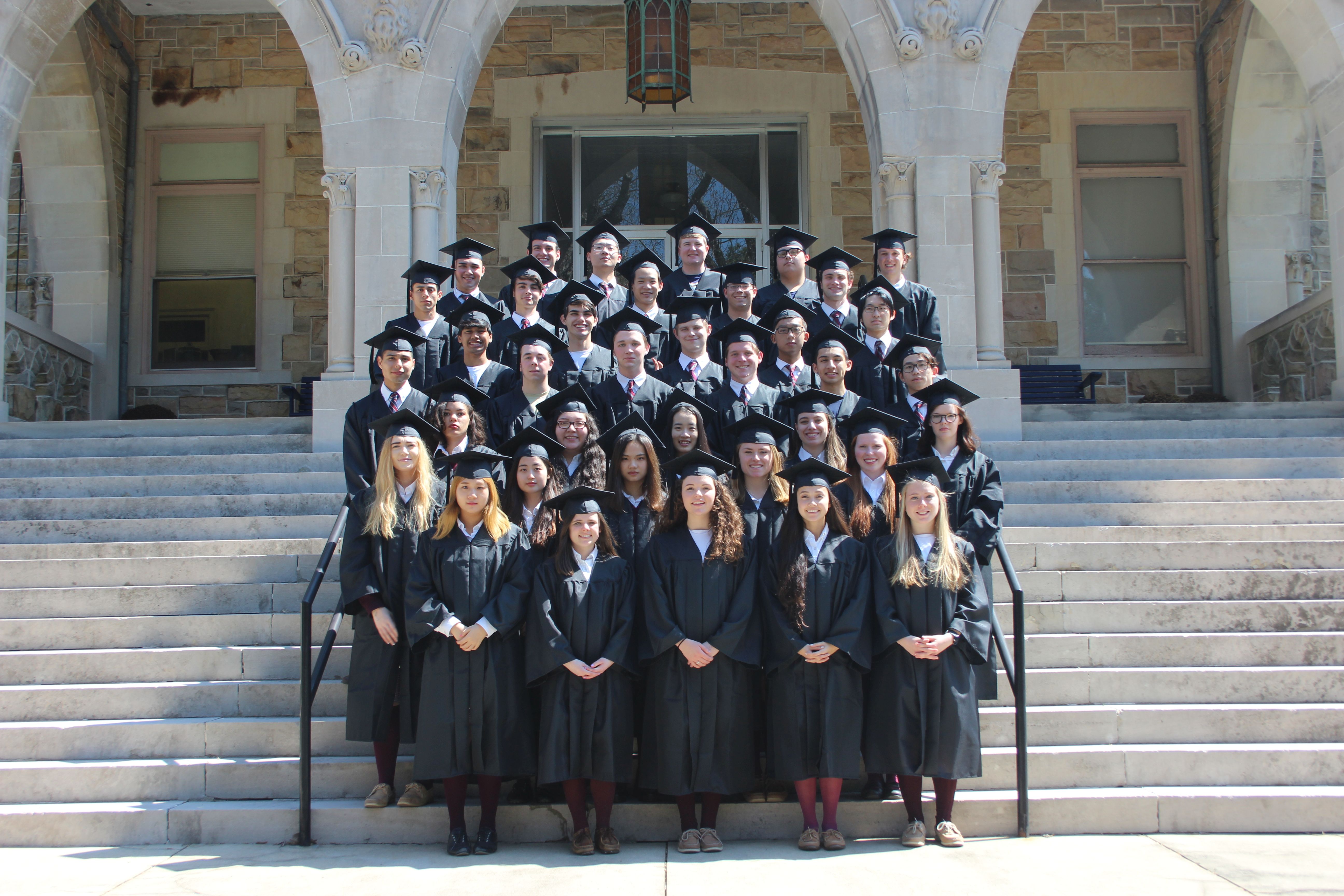 St. Bernard Preparatory School Class of 2017 saint_bernard_senior_class_in_cap_and_gowns.jpg