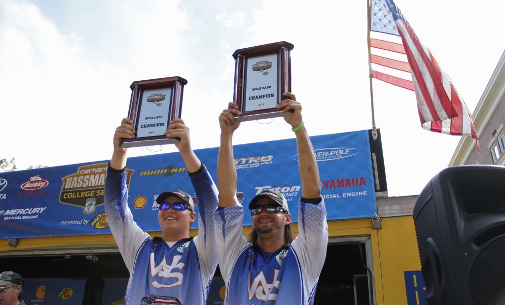 Wallace State anglers Josh Butts, Reid Conner win 2017 Carhartt Bassmaster College Series Wild Card championship reid_conner_left_and_josh_butts.jpg