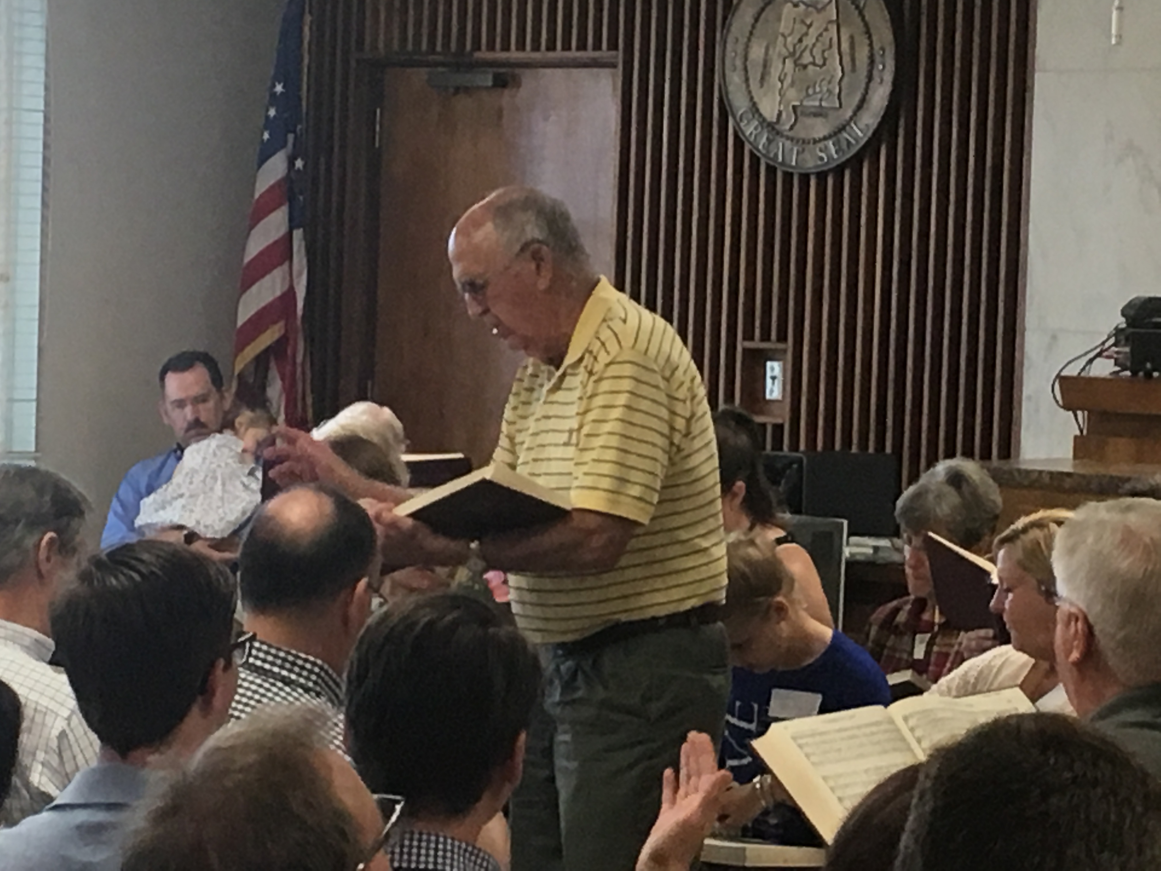 125th annual singing convention draws capacity crowd to courthouse