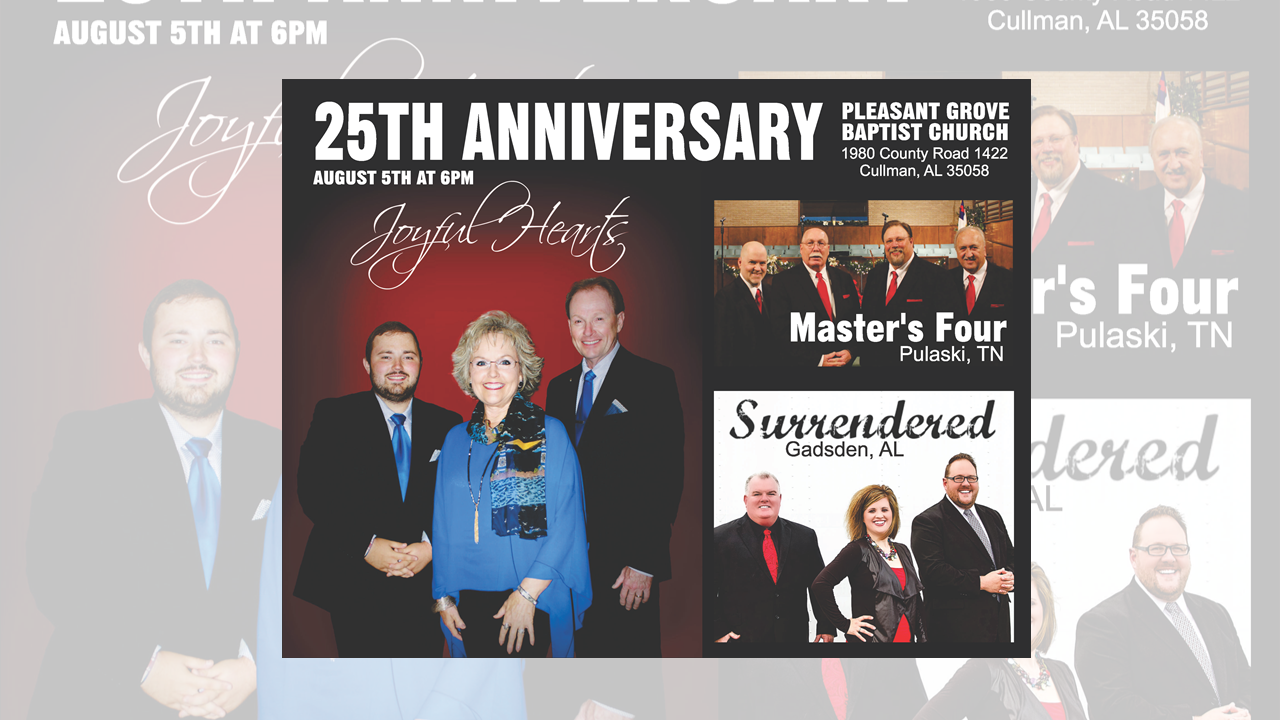 Southern gospel tradition: Joyful Hearts 25th anniversary homecoming Aug. 5