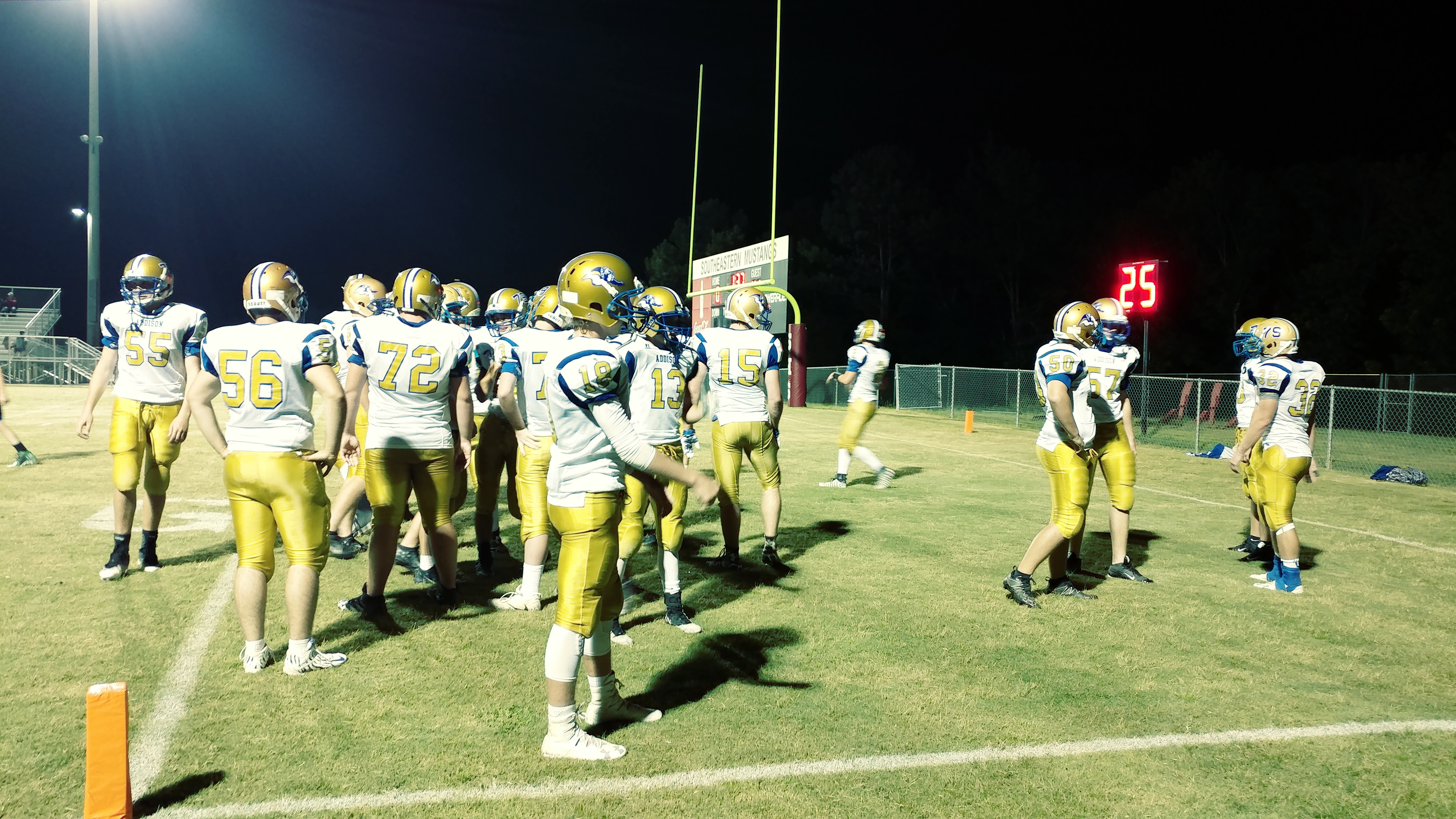 Addison makes quick work of Southeastern, 62-0