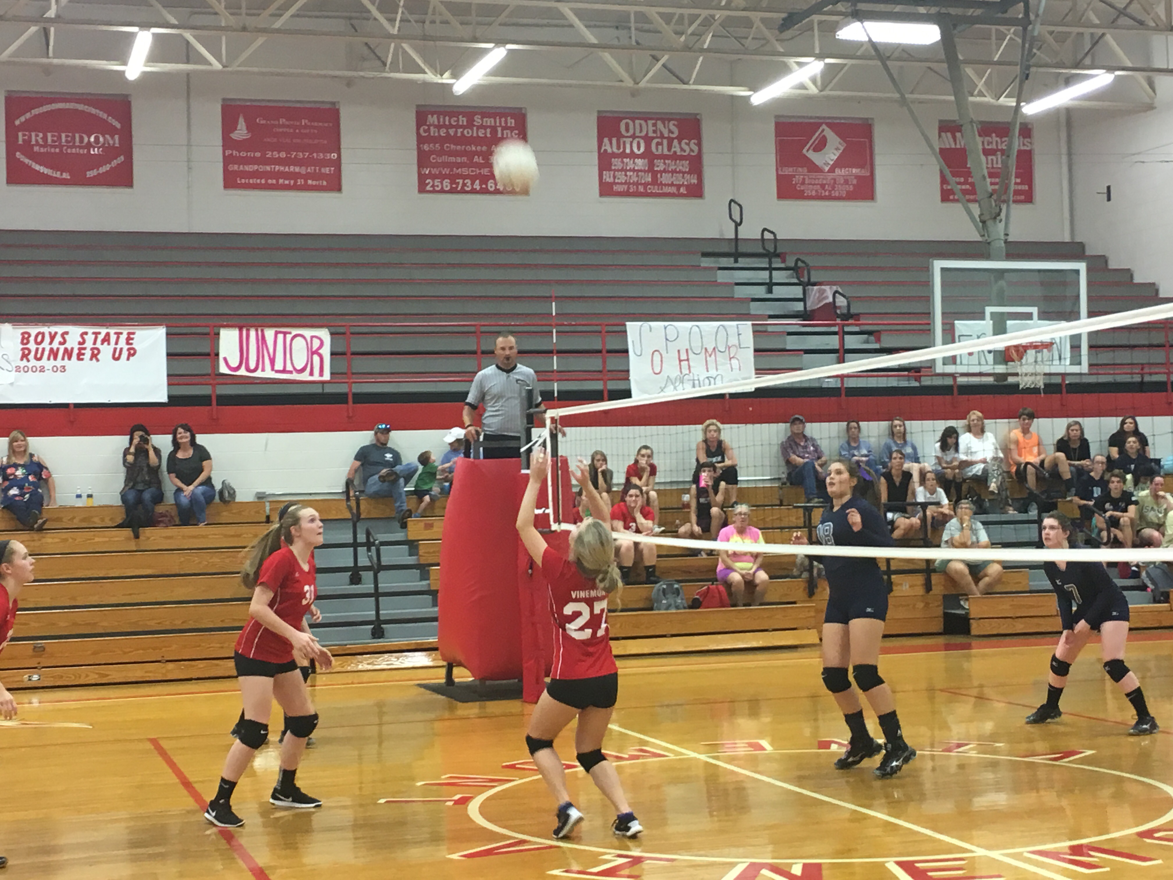 Lady Eagles sweep Lady Saints in straight sets