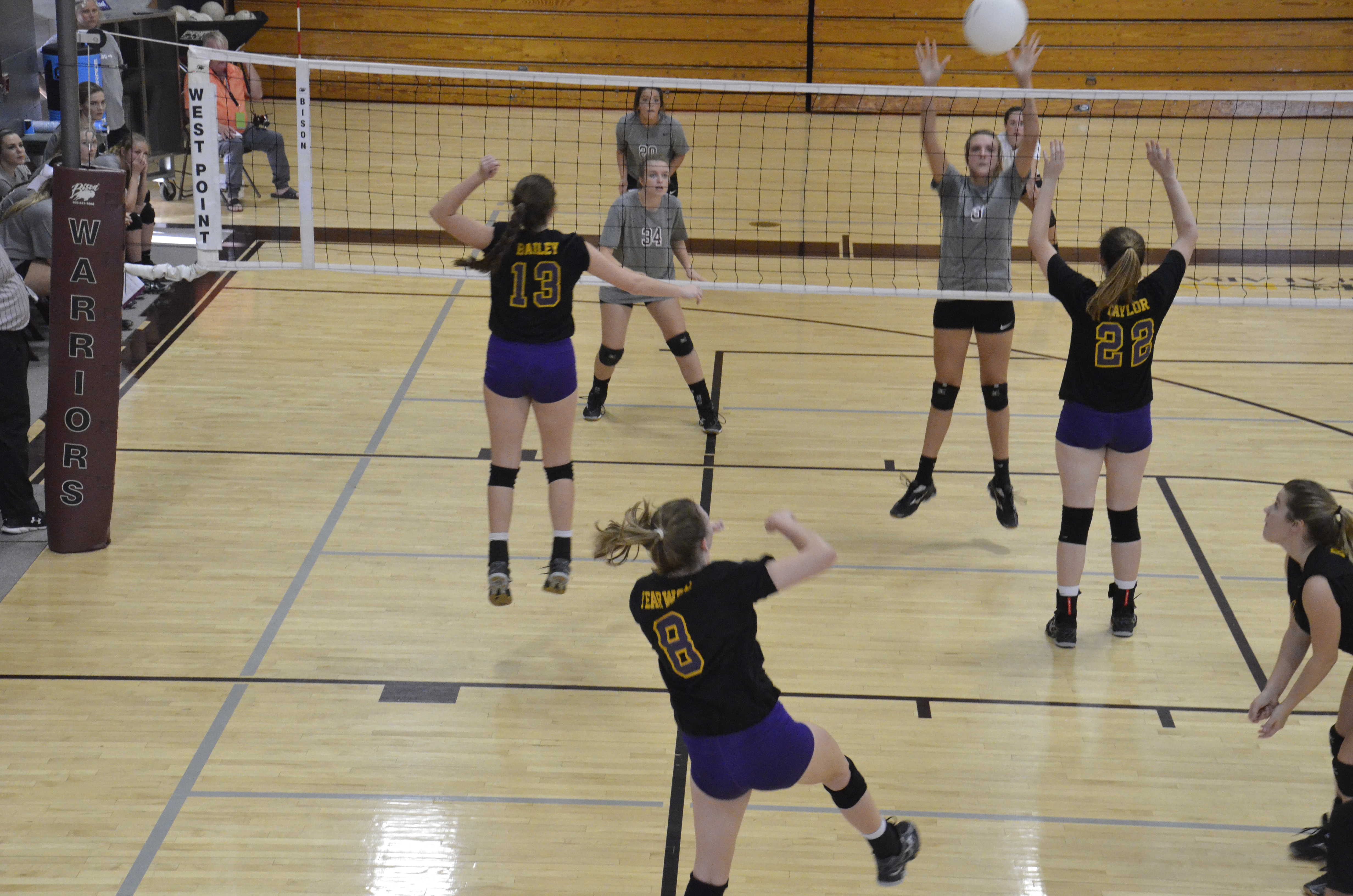 West Point dominates in county volleyball action