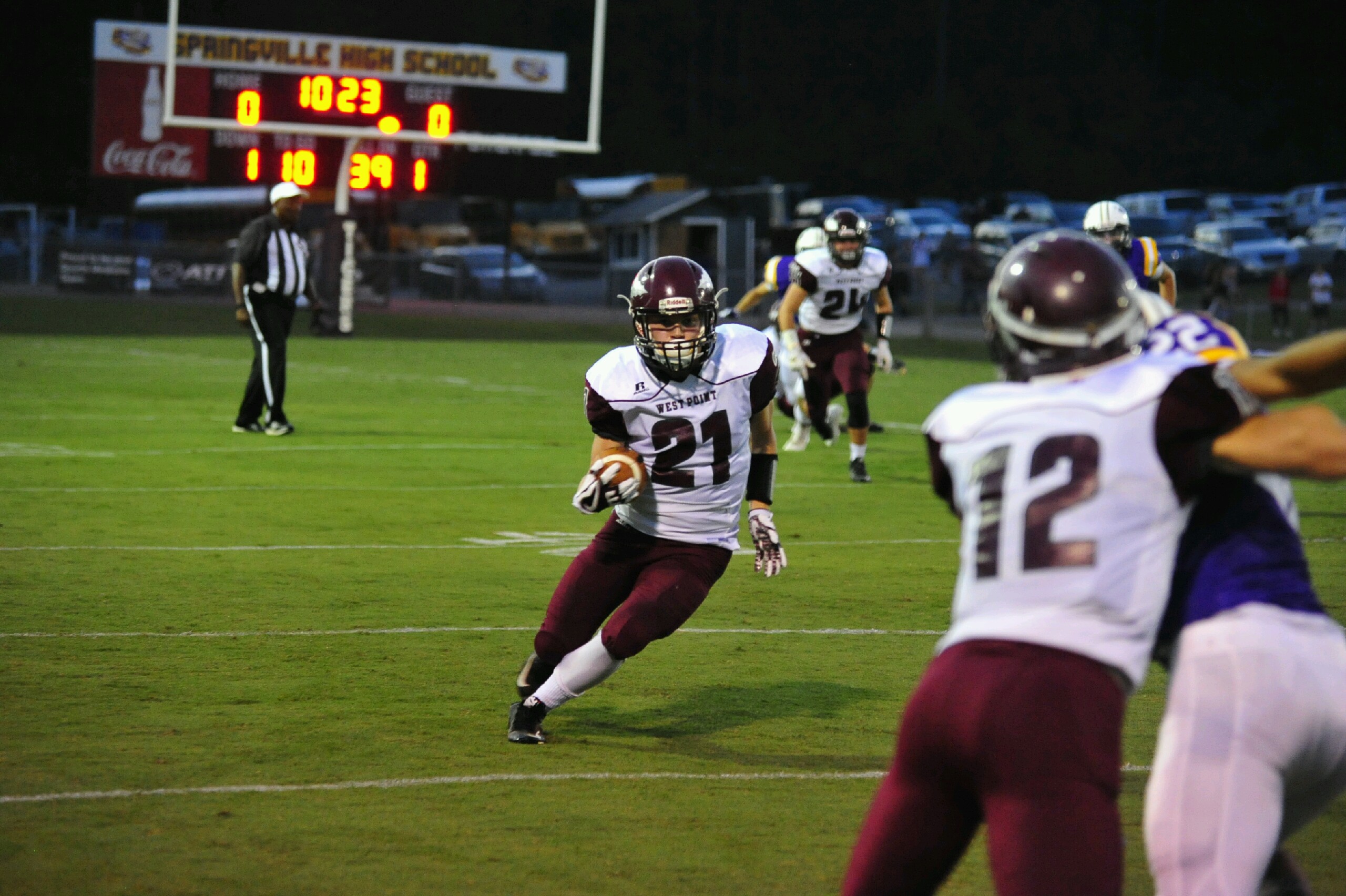 West Point dismantles Springville, 49-7; Persall has another huge game