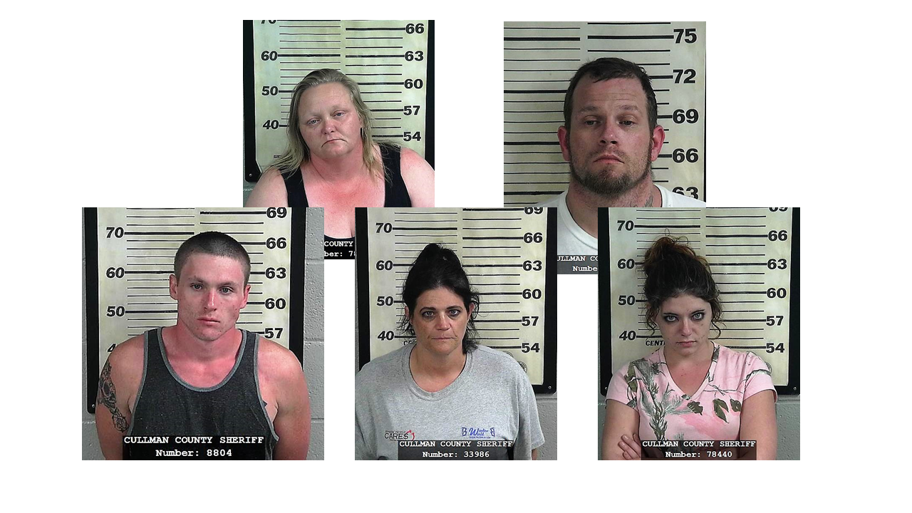 5 charged with intent to distribute meth