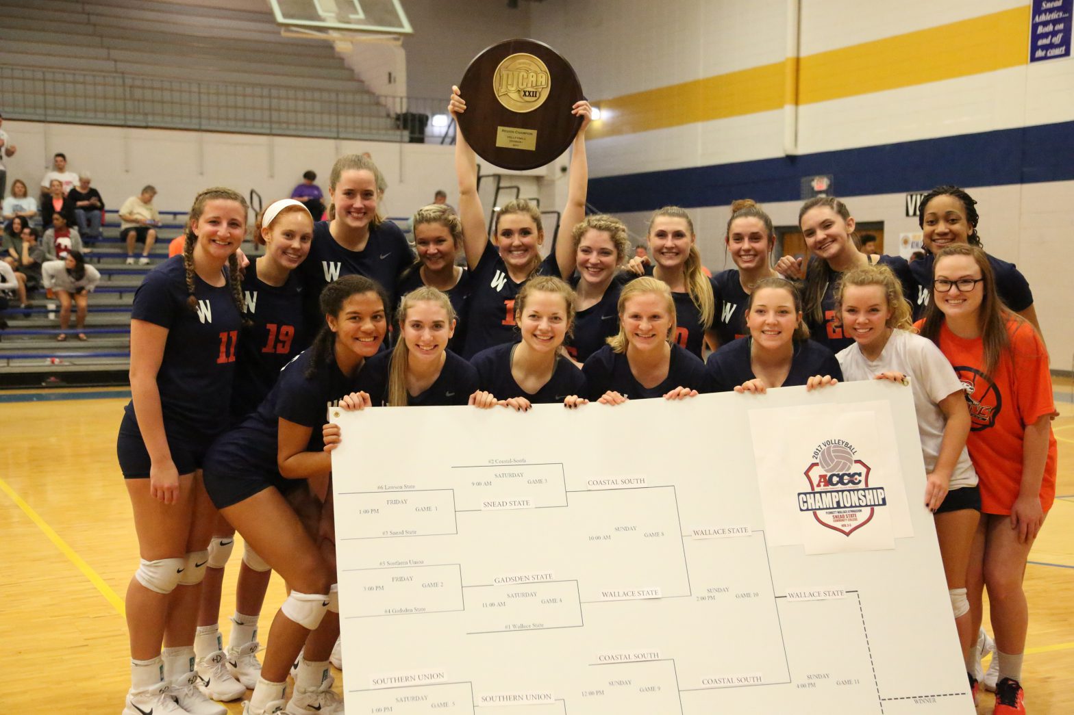 Wallace State volleyball captures 9th consecutive ACCC tournament