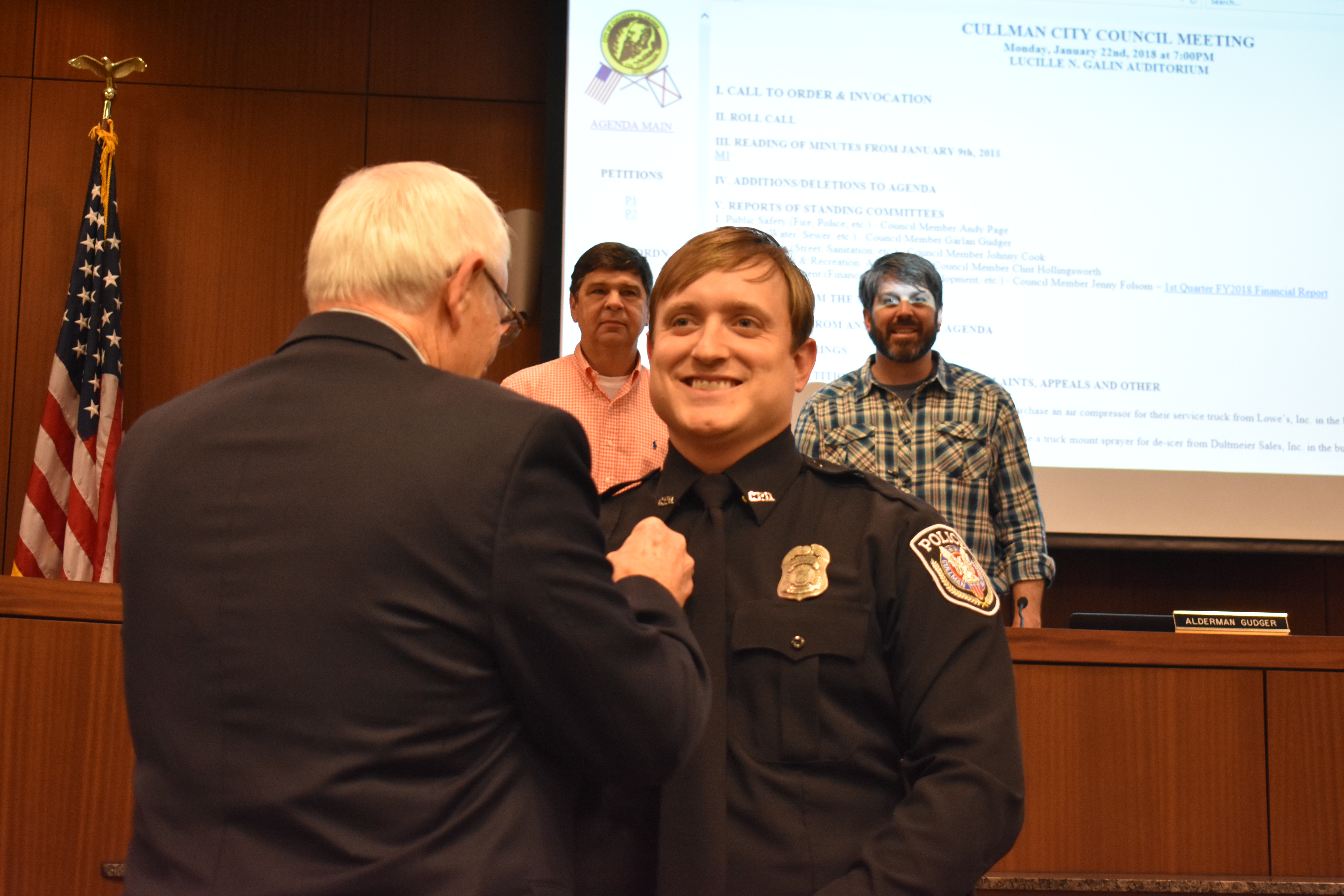 Cullman extends tax abatement for Royal Technologies; recognizes police achievements; plans new walking trails