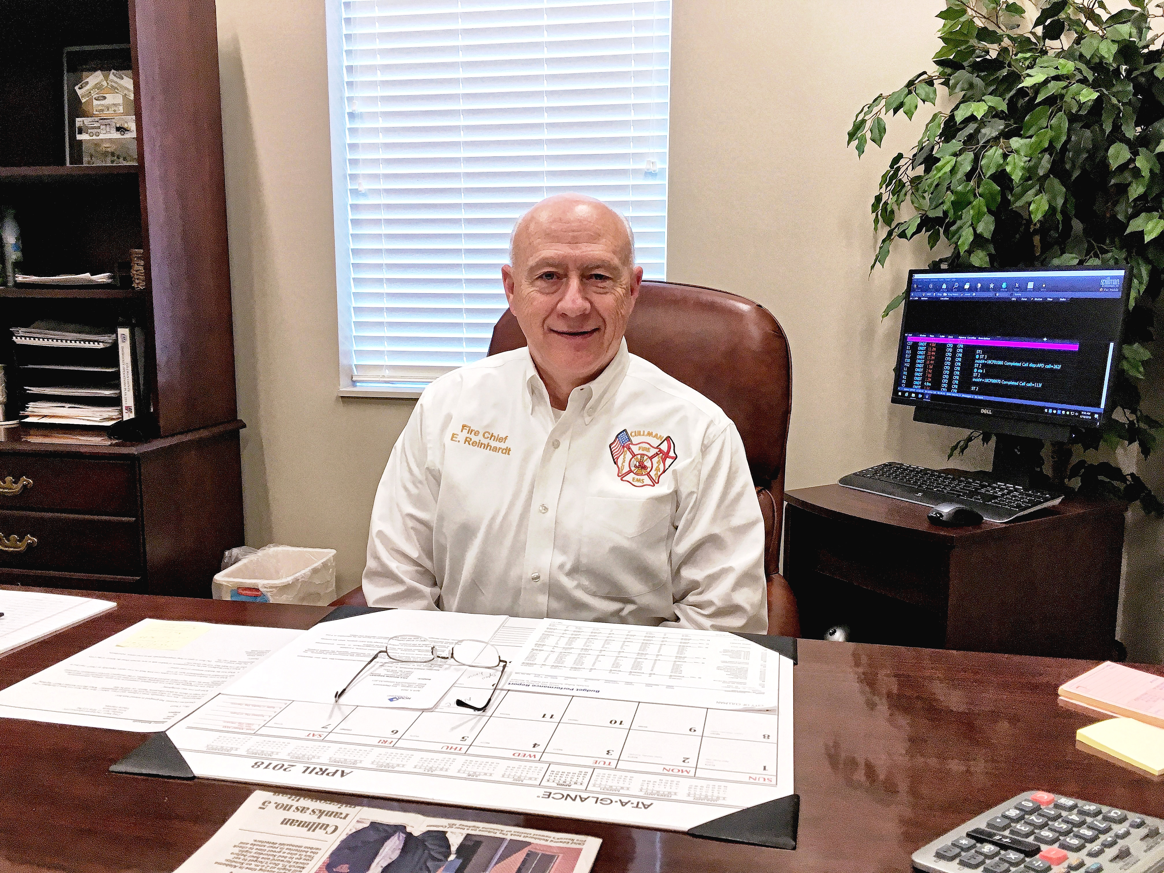 Fire Chief Edward Reinhardt reflects on 40 years of service