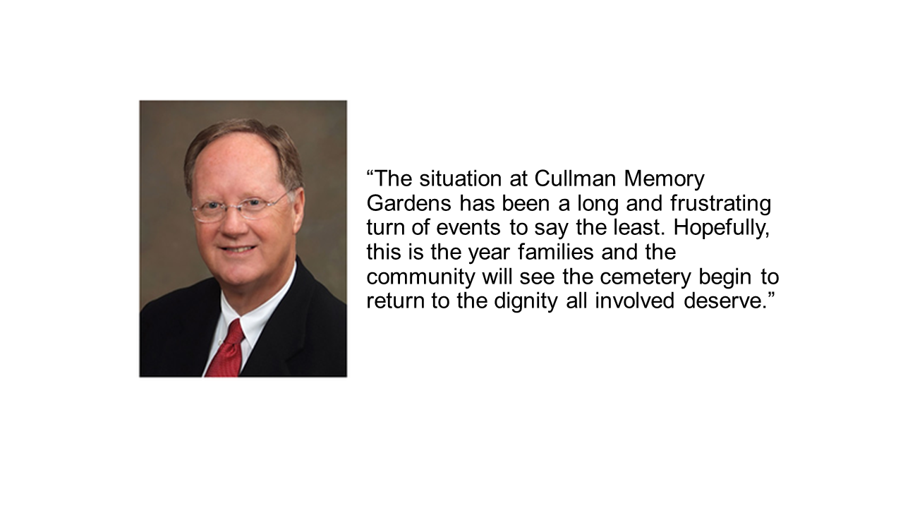 Cullman Memory Gardens update from Rep. Randall Shedd