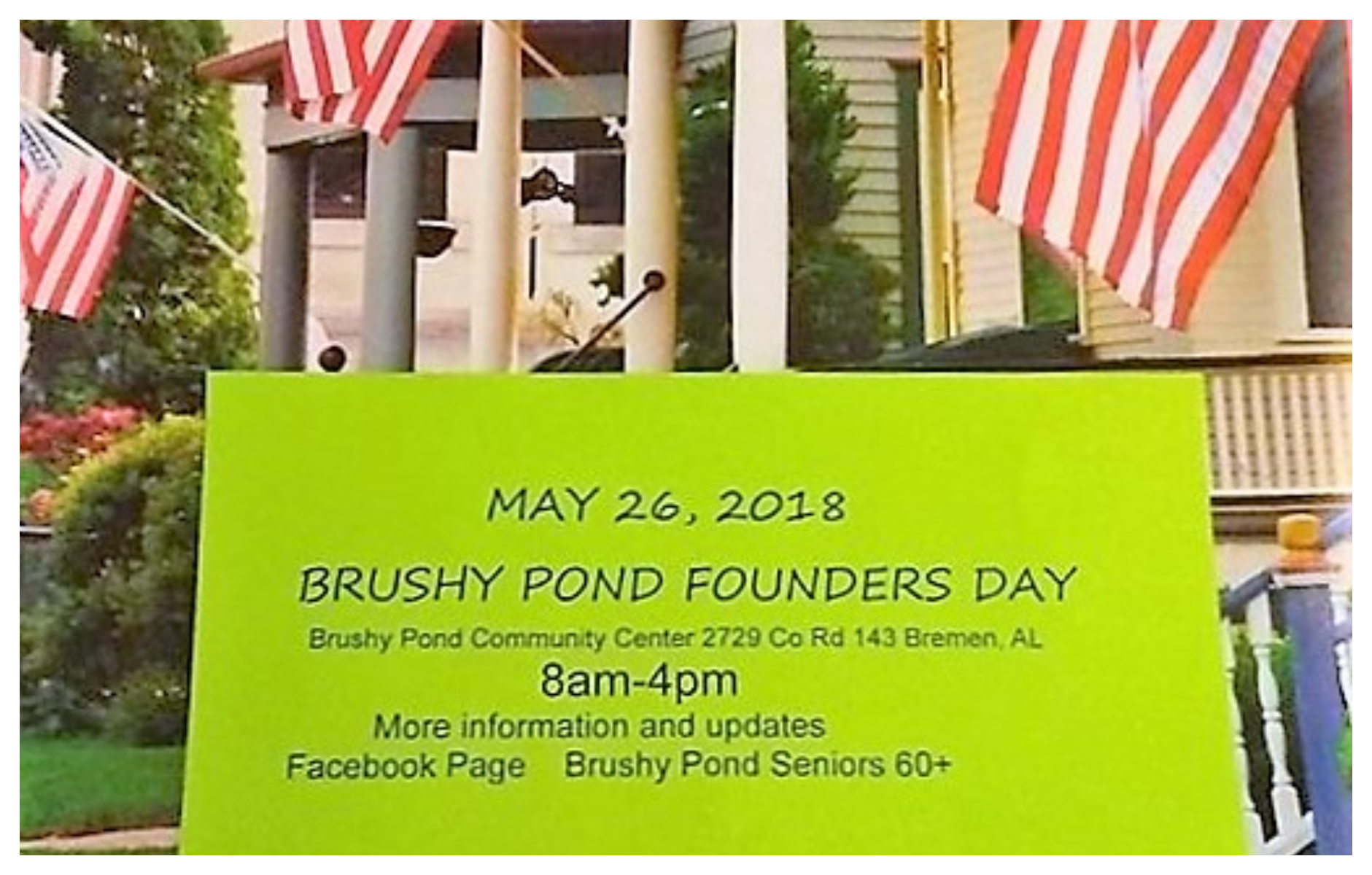 Brushy Pond Founders Day Celebration Saturday 8 a.m.-4 p.m. fotojet3.png