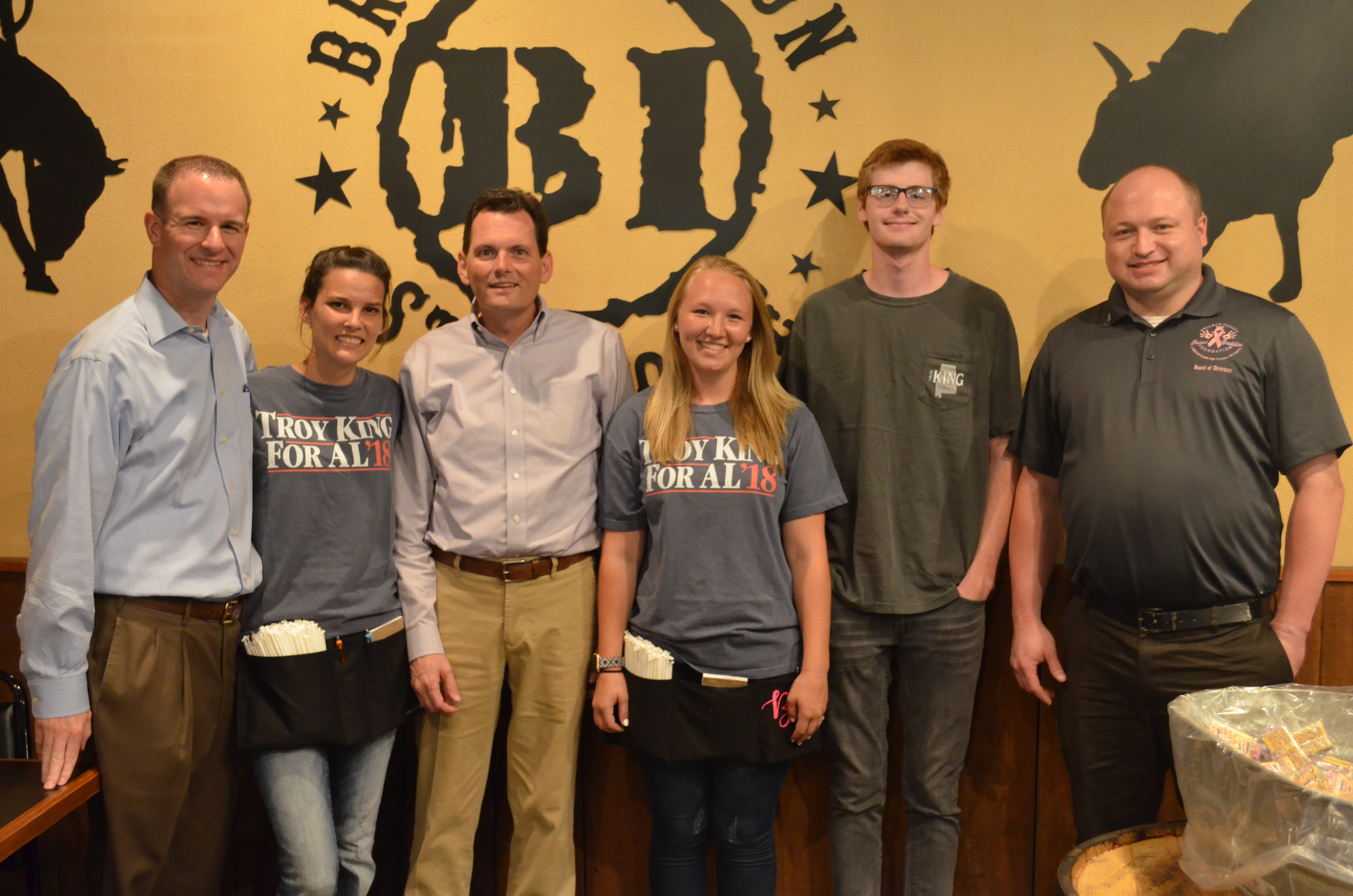 Not his first rodeo: Former Alabama AG and current AG candidate Troy King visits with supporters in West Point dsc_0150.jpg