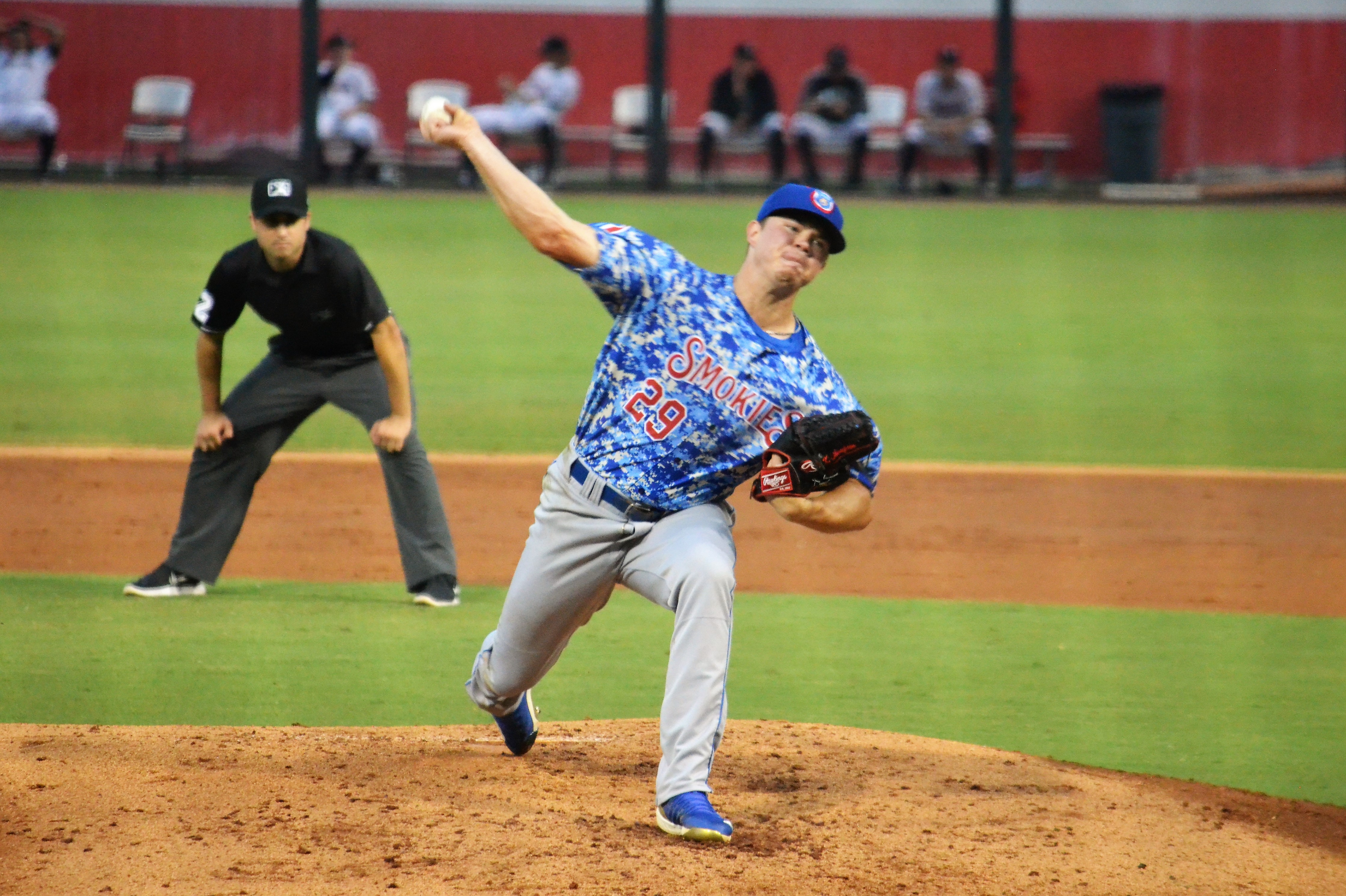 Former Bearcat Thompson shines on mound in Birmingham csc_0027.jpg