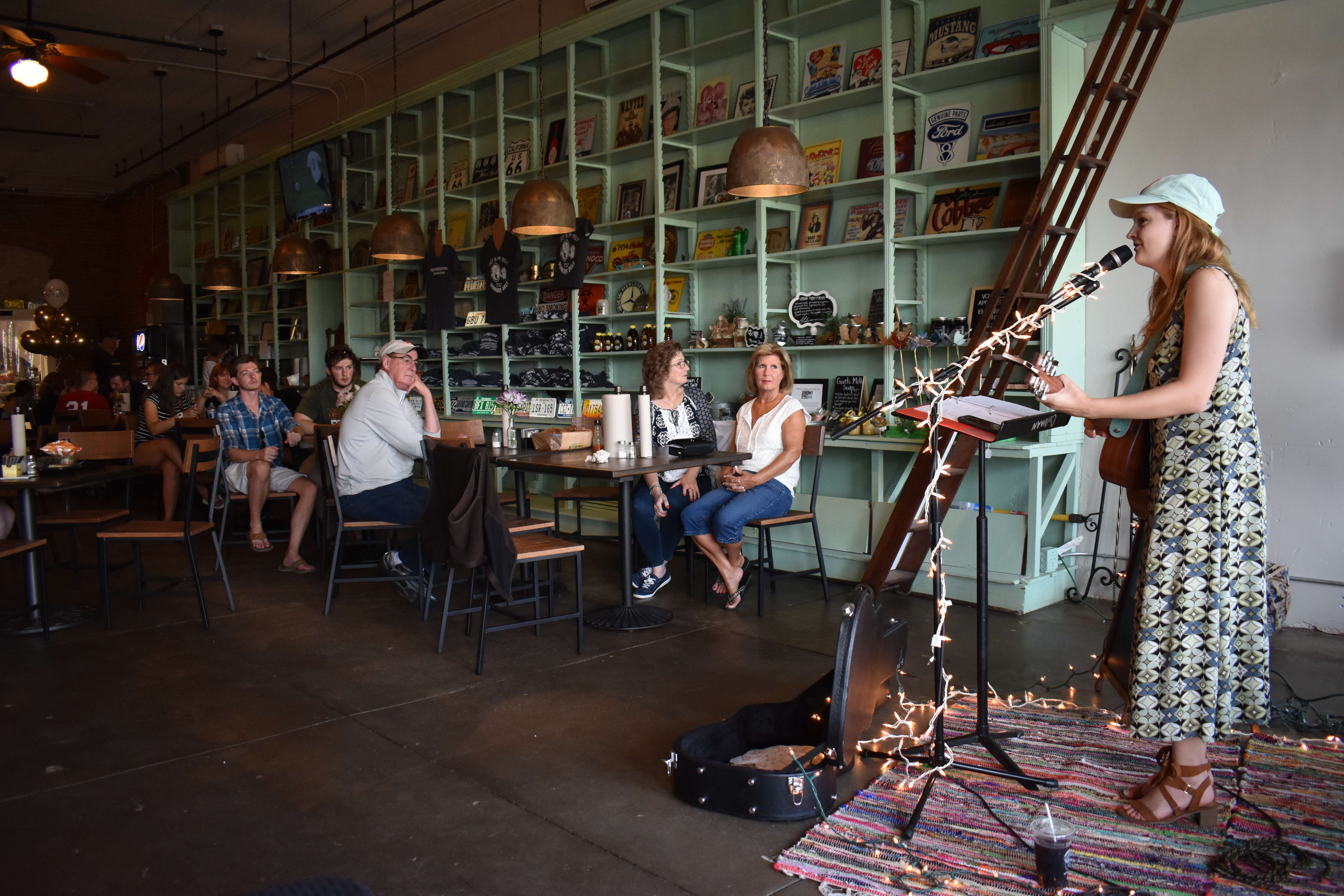 Shannon McNeal enjoys hometown album release party at Rumors Deli