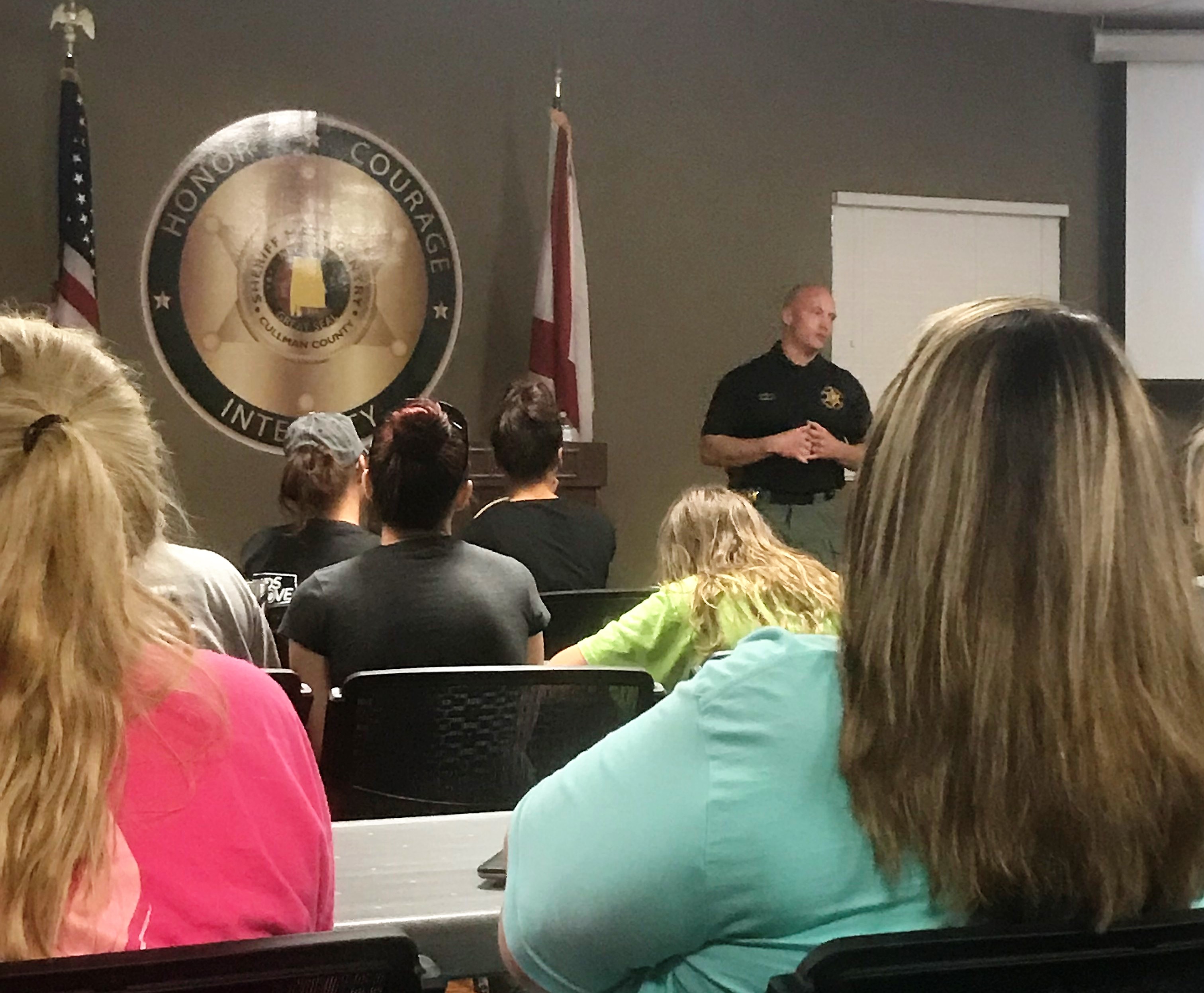 Almost 40 turn out for CCSO Women’s Self-Defense Class