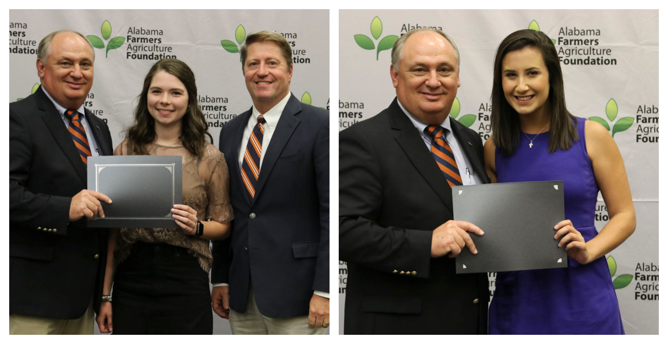 Cullman County’s Benefield, Donaldson receive scholarships at Alabama Farmers Federation reception Alfa Farmers