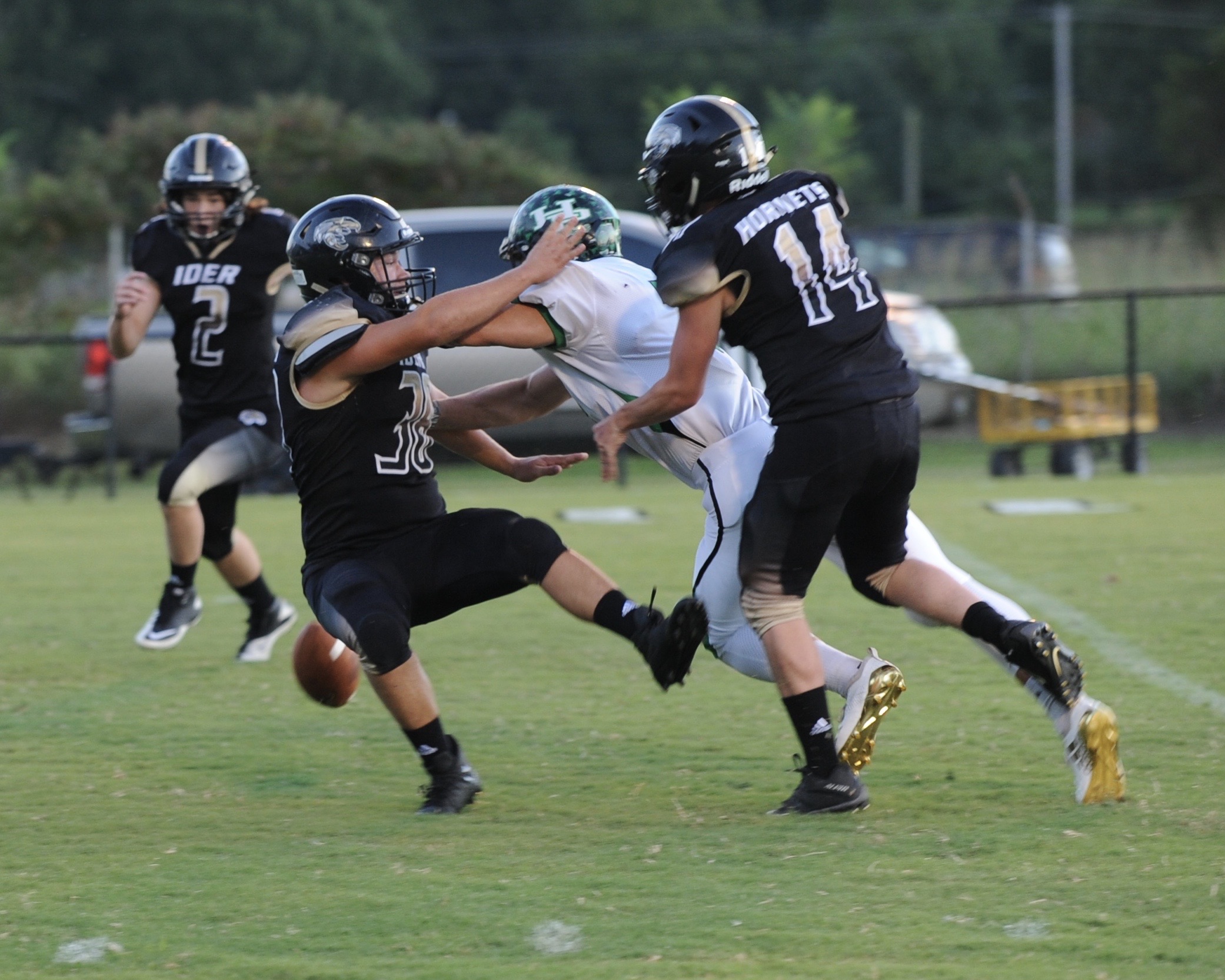 PREP FOOTBALL: Broncos swat Ider Hornets, 36-13 Photo by Howard Cole for The Cullman Tribune
