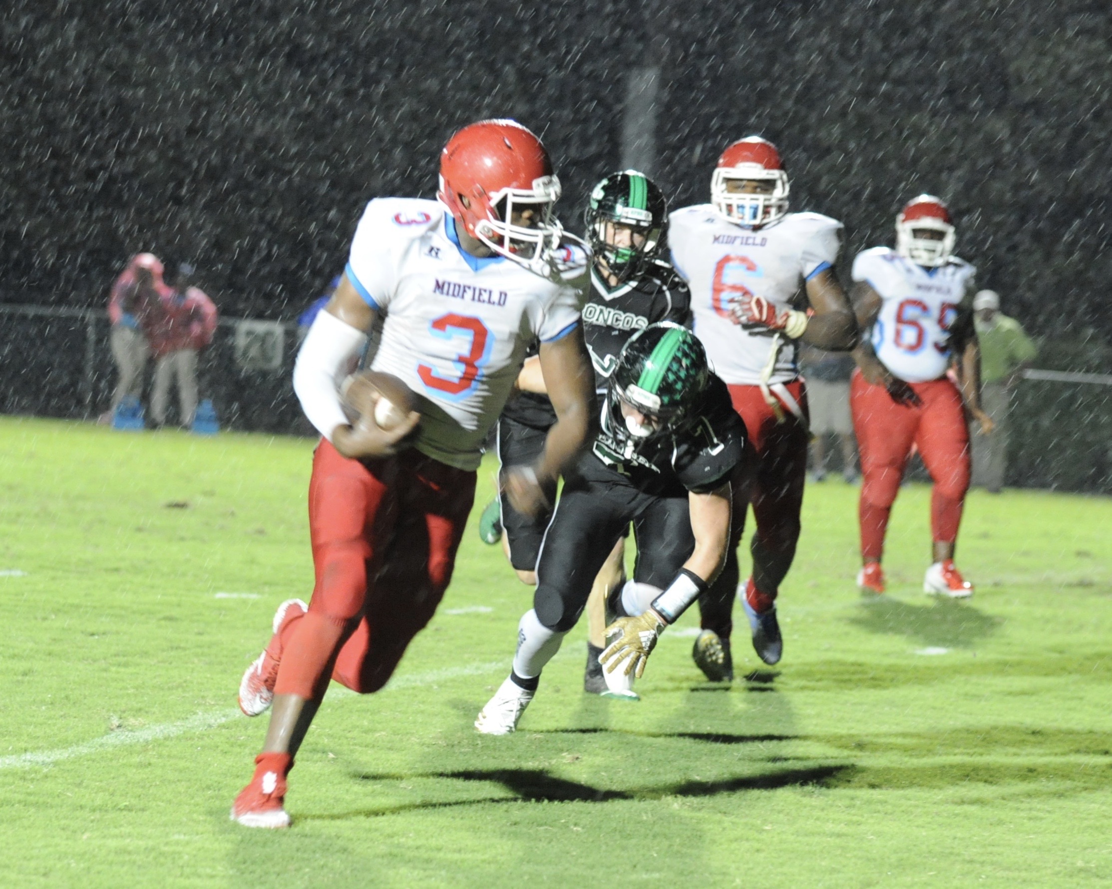 PREP FOOTBALL: Broncos come oh-so-close to Midfield, 36-30, in region opener Howard Cole for The Cullman Tribune