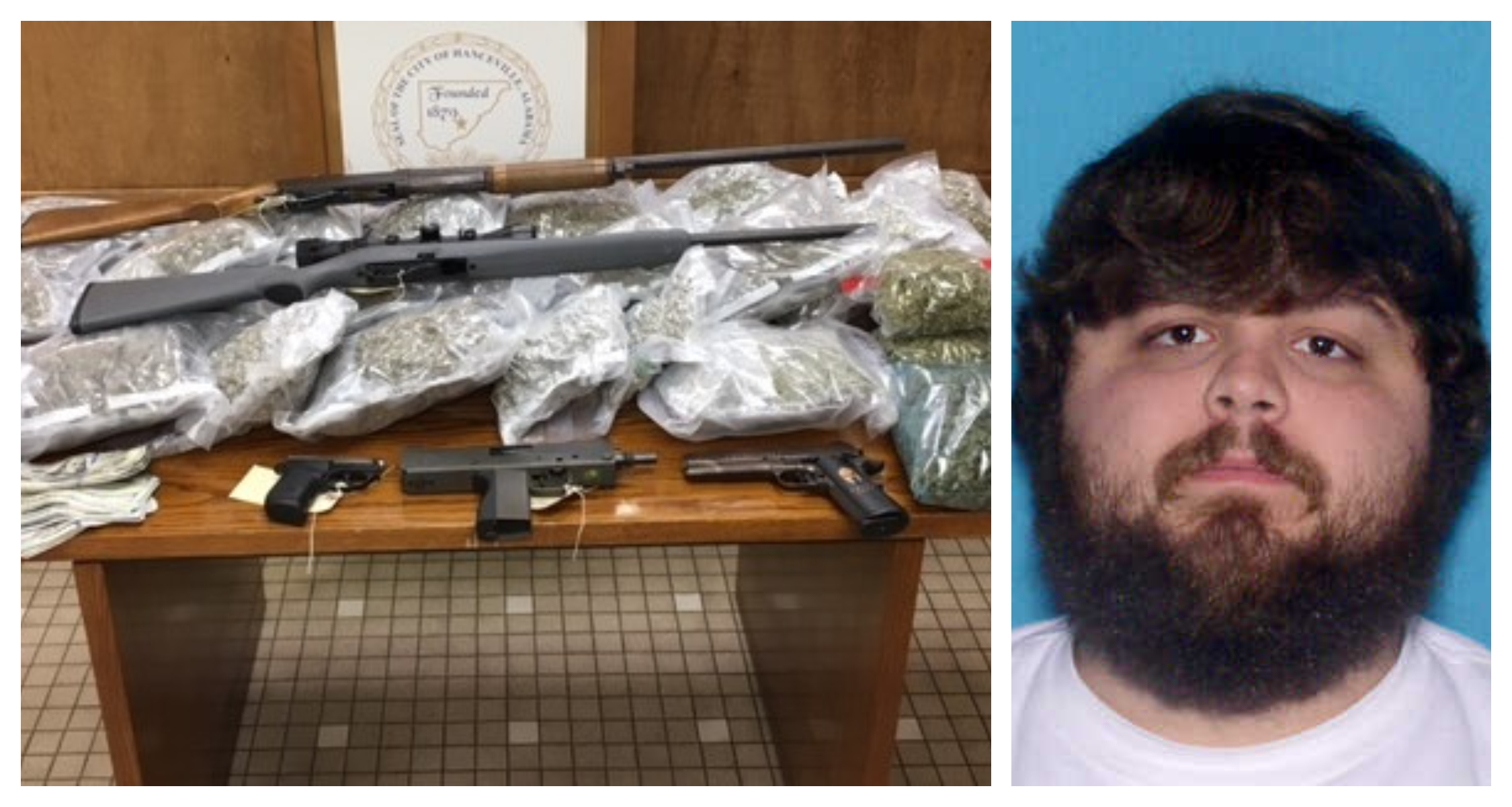 Hanceville Police seize cash, weapons, 27 pounds of marijuana Hanceville Police Department