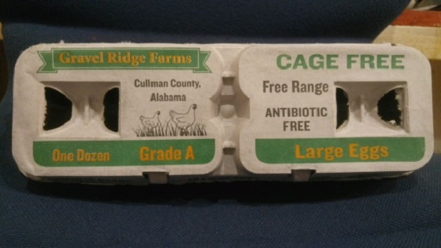 Cullman Gravel Ridge Farms eggs recalled Photo courtesy of the FDA.