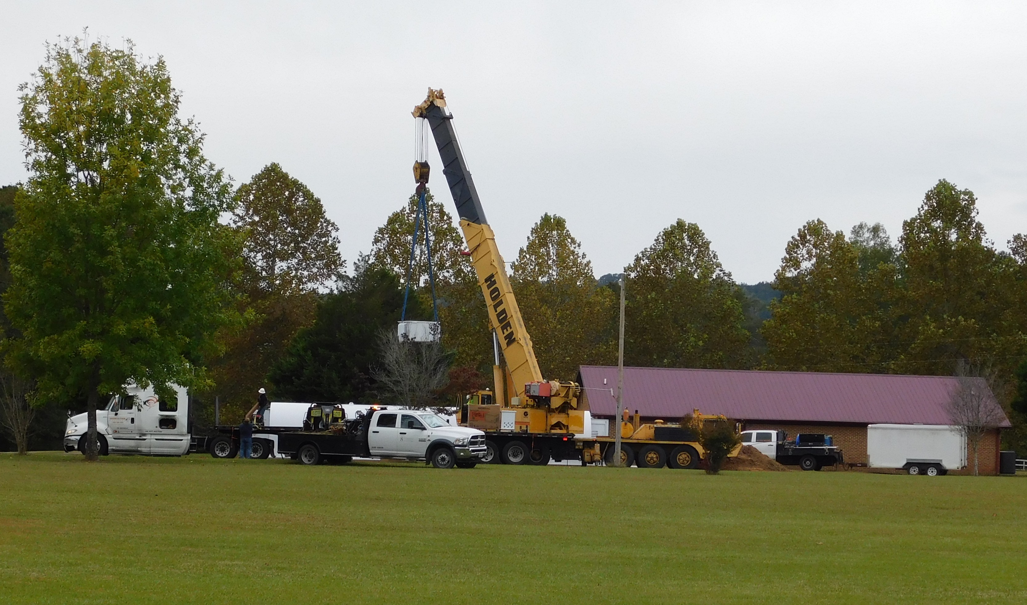 Colony tornado shelter installed; plans for Dollar General moving forward Photo courtesy Patricia Ponder/Colony Town Hall