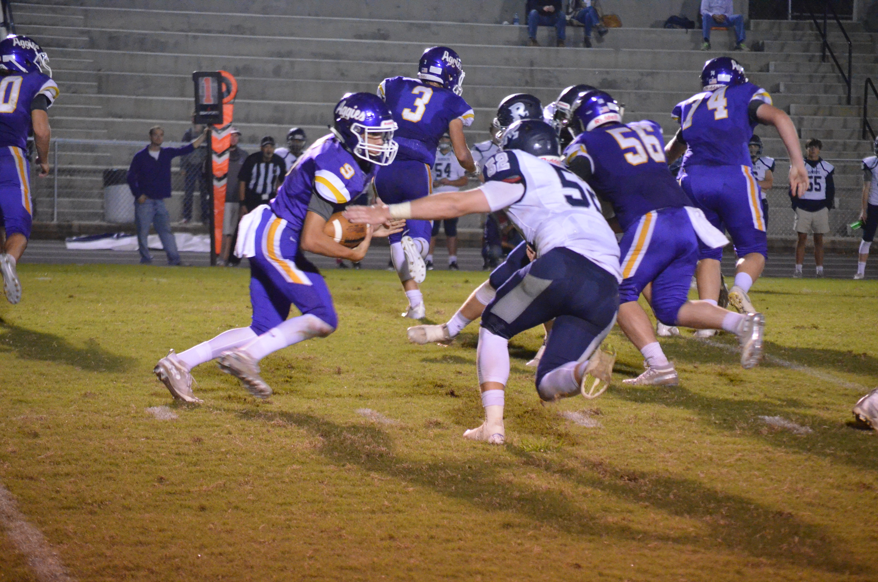 PREP FOOTBALL: Aggies eliminated from playoff contention with 41-12 loss to Randolph Gary McGriff for The Cullman Tribune