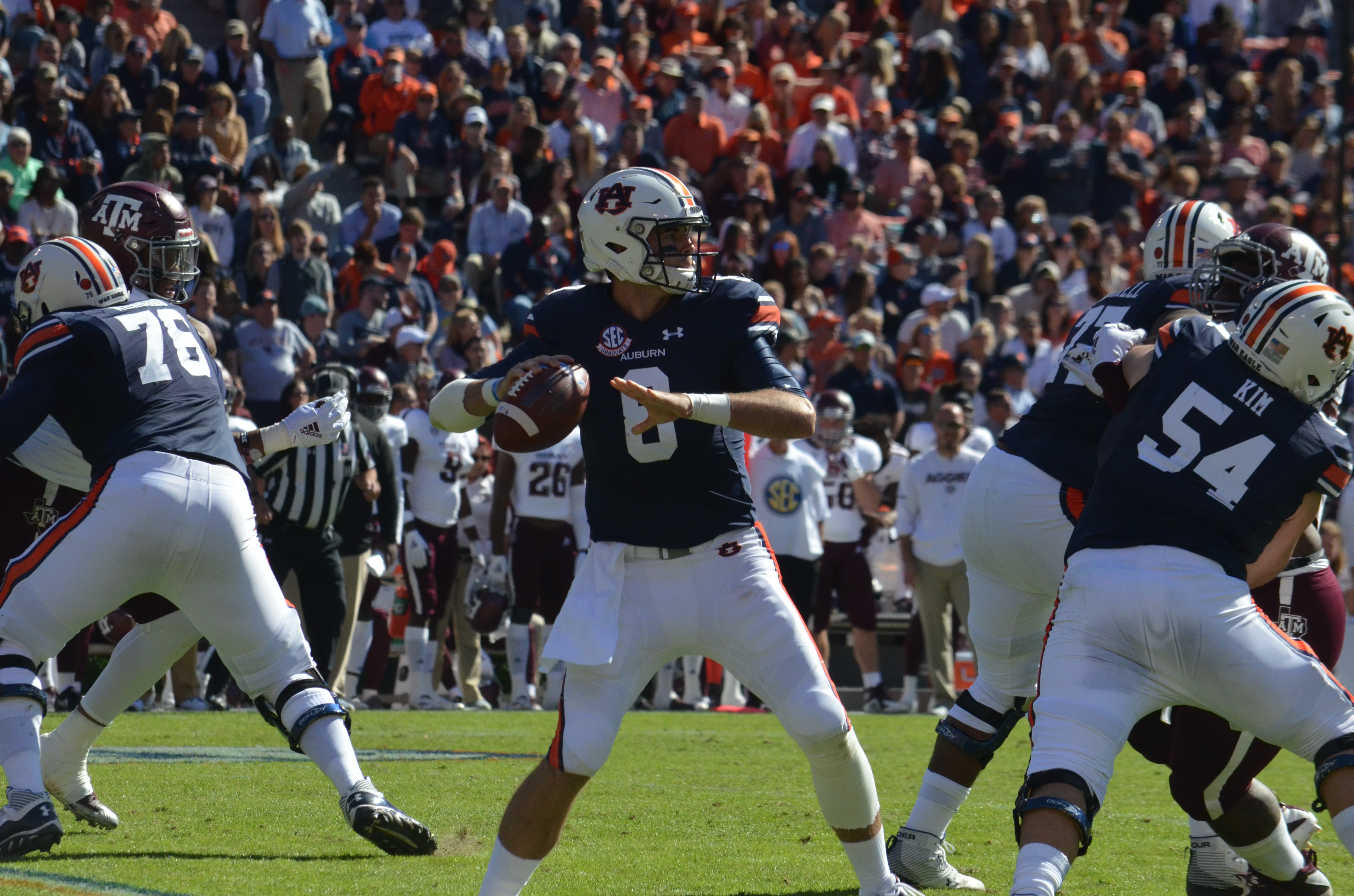 COLLEGE FOOTBALL: Late-game heroics lead Auburn to 28-24 win over Texas A&M
