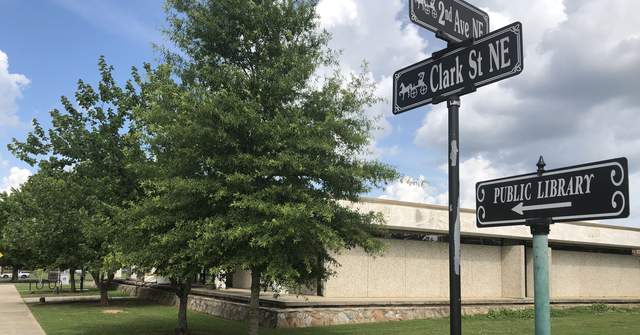 Food for Fines Program happening now at Cullman Library img_1319.jpg