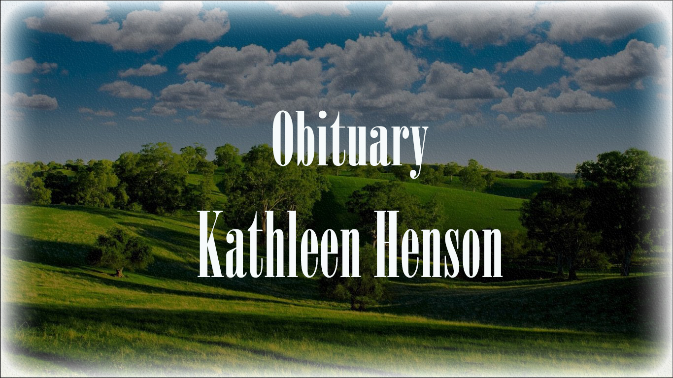Obituary: Kathleen Henson kathleen_henson.jpg