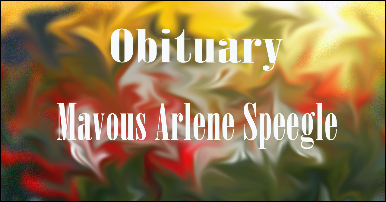 Obituary: Mavous Arlene Speegle mavous_arlene_speegle.jpg