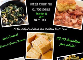 Holly Pond Lions Club Beans ‘n Greens Supper- Saturday, Feb. 23 at the Lions Clubhouse 51616510_397811890986233_618724643540303872_n.jpg