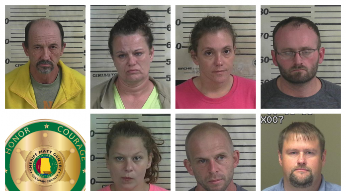 7 arrested in Cullman County on federal drug indictments
