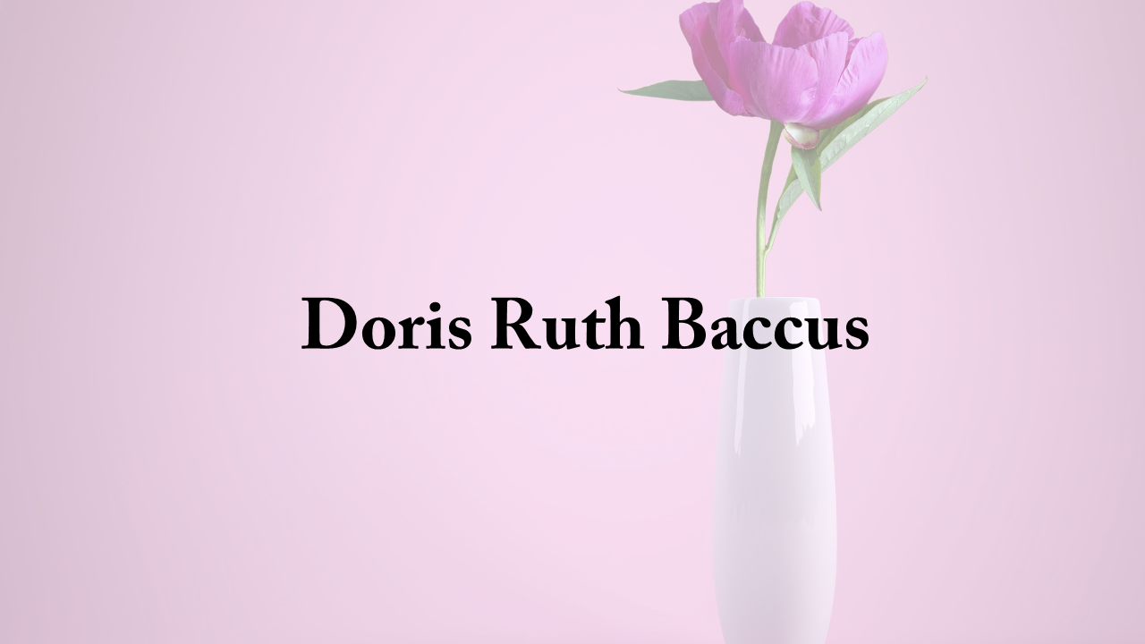 Obituary: Doris Ruth Baccus doris_ruth_baccus.png