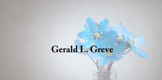 Obituary: Gerald L. Greve gerald_l._greve.png