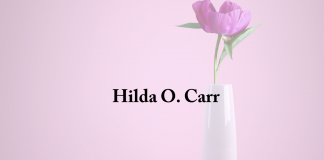 Obituary: Hilda O. Carr hilda_o._carr.png