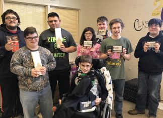 CDC students selling hand-crafted art at Ashley Mercantile img_1880.jpg