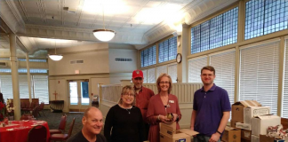 Putting the bowls in ‘Empty Bowls’
