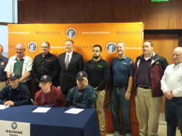 CATA Precision Machining students sign with Wallace State