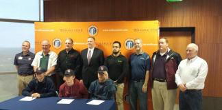 CATA Precision Machining students sign with Wallace State