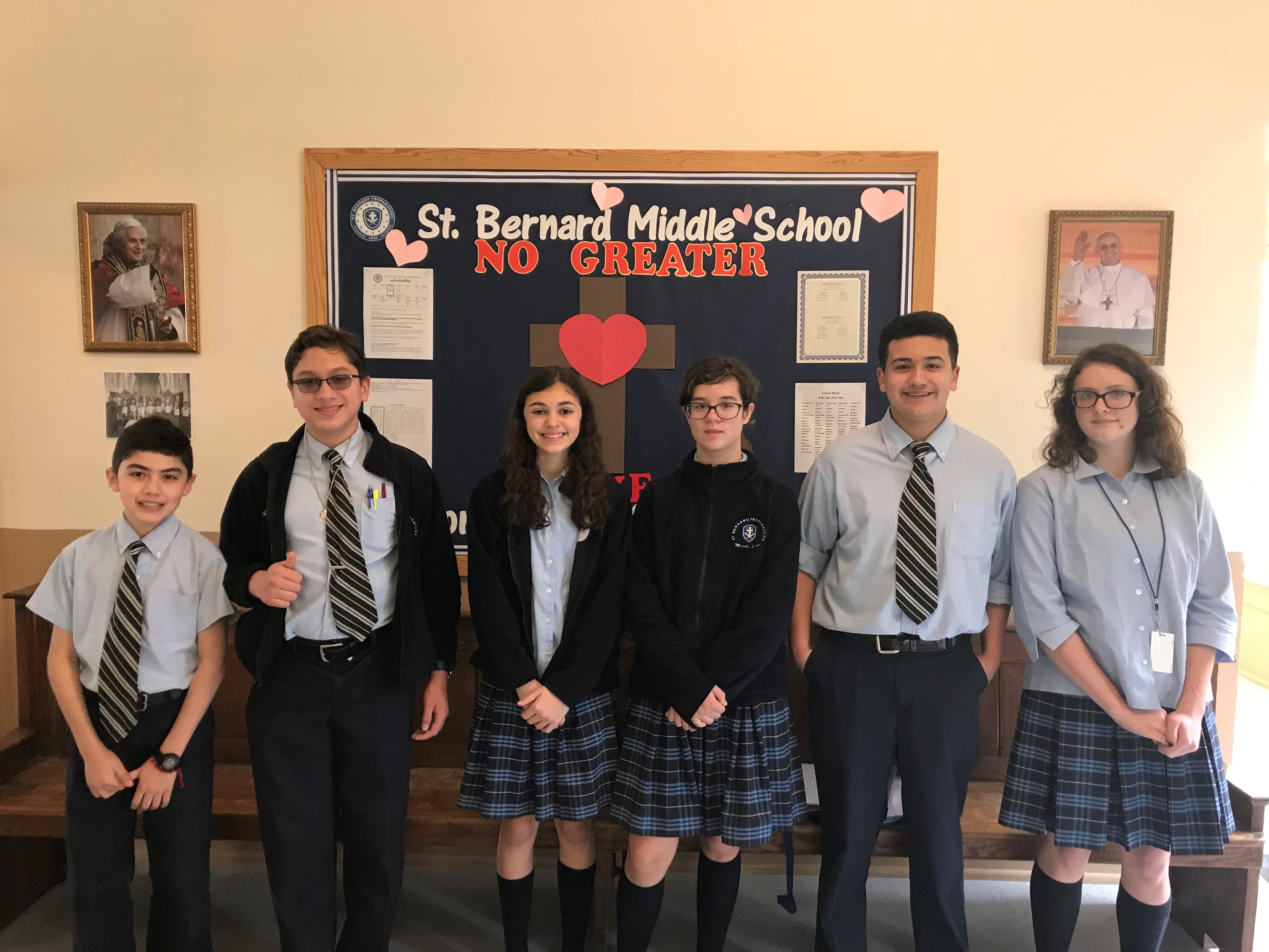St. Bernard Middle School celebrates Catholic Schools Week sbms_bee_winners.jpg