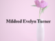 Obituary: Mildred Evelyn Turner