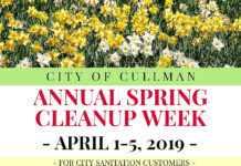Cullman City Sanitation’s Spring Cleanup Week April 1-5