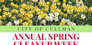 Cullman City Sanitation’s Spring Cleanup Week April 1-5