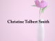 Obituary: Christine Tolbert Smith christine_tolbert_smith.png