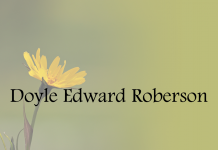 Obituary: Doyle Edward Roberson doyle.png