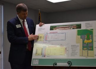 County School Superintendent reveals “Project X,” talks school safety and facility improvements to come from new sales tax CCBOE Superintendent Shane Barnette explains the features of the proposed multi-use indoor complex.
