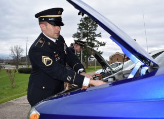 Good Samaritans in uniform aid student in Hanceville