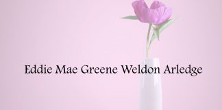 Obituary: Eddie Mae Arledge eddie_mae_greene_weldon_arledge.jpg
